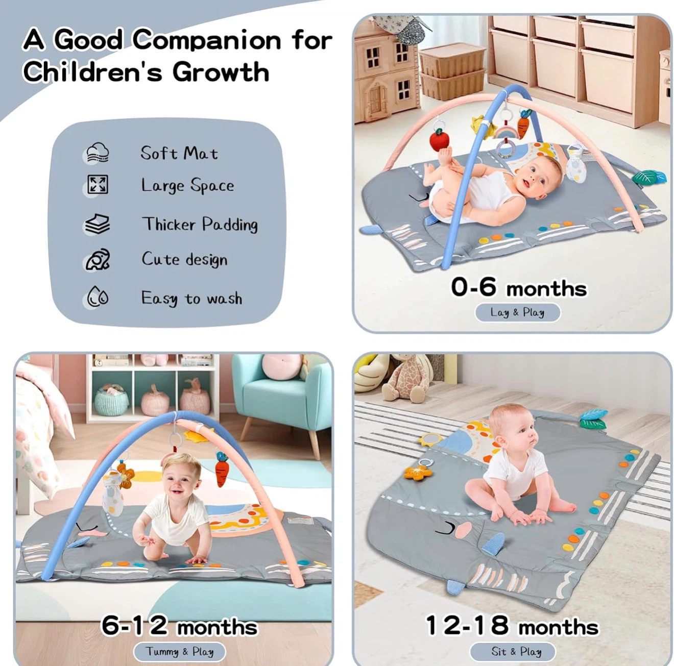 Beingmate Care Baby Activity Gym - photo 3
