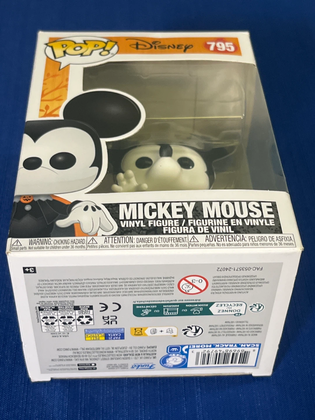 Retired Funko Pop Disney Halloween Spooky Mickey Mouse #795 - photo 5