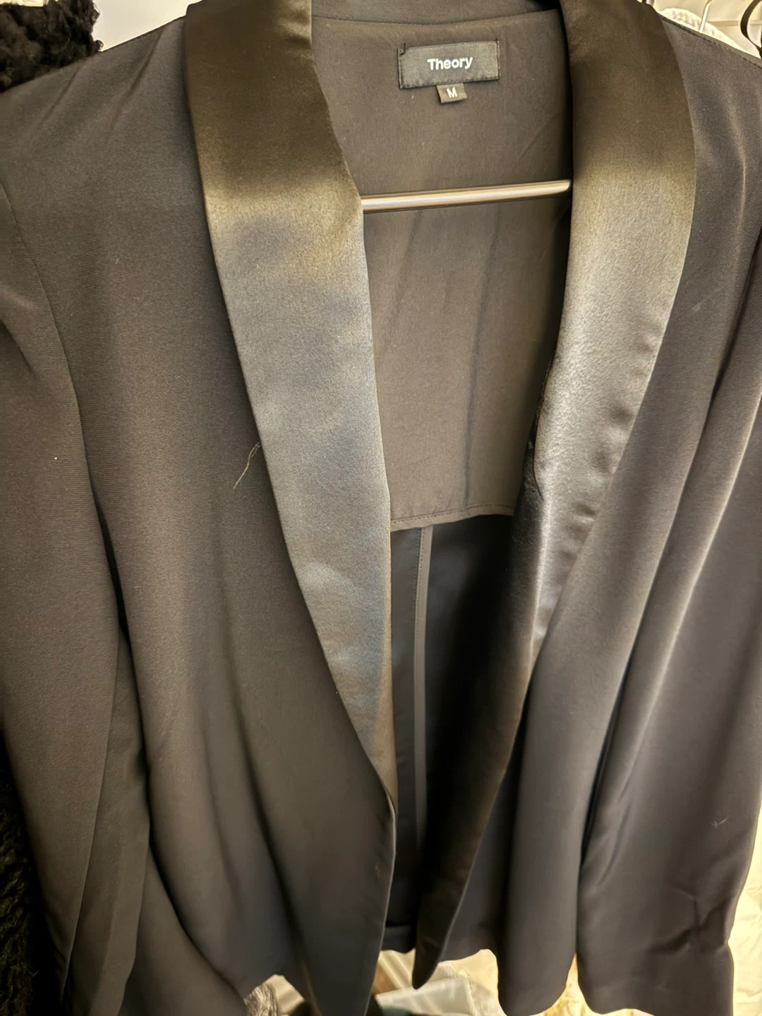 Theory Black Blazer Size M