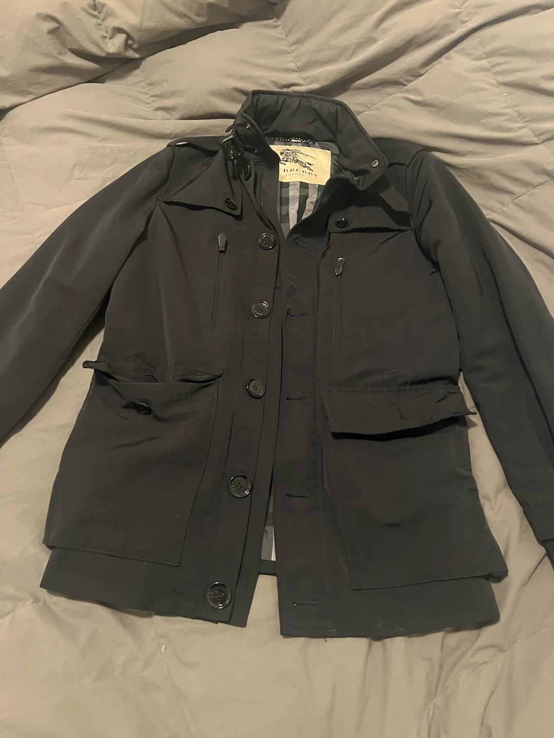 Mens Burberry London Black Jacket S