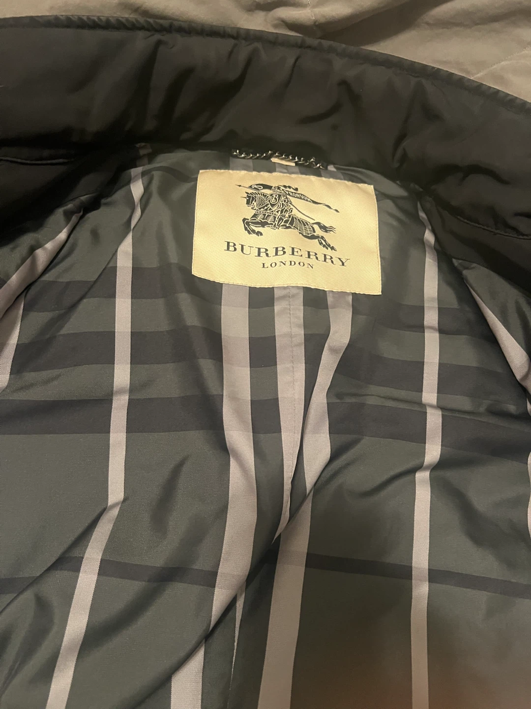 Mens Burberry London Black Jacket S - photo 2