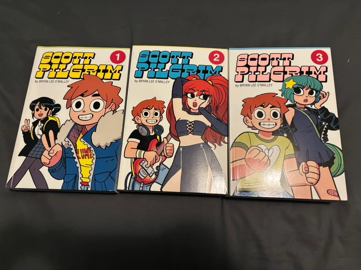 Scott Pilgrim Graphic Novels Vol 1-3