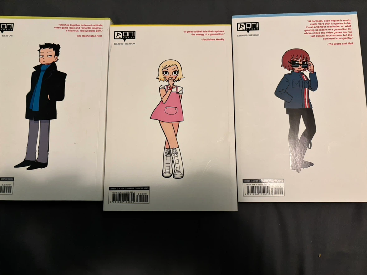 Scott Pilgrim Graphic Novels Vol 1-3 - photo 3