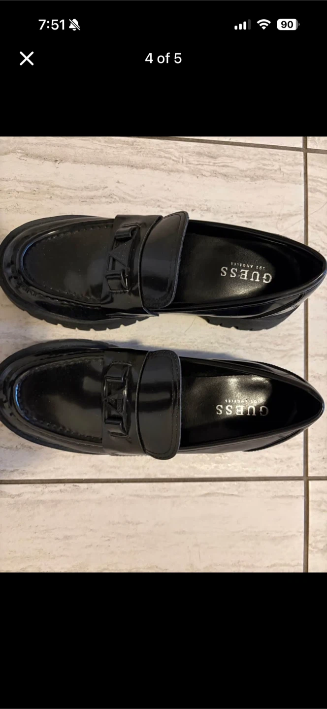 Guess Black Loafers