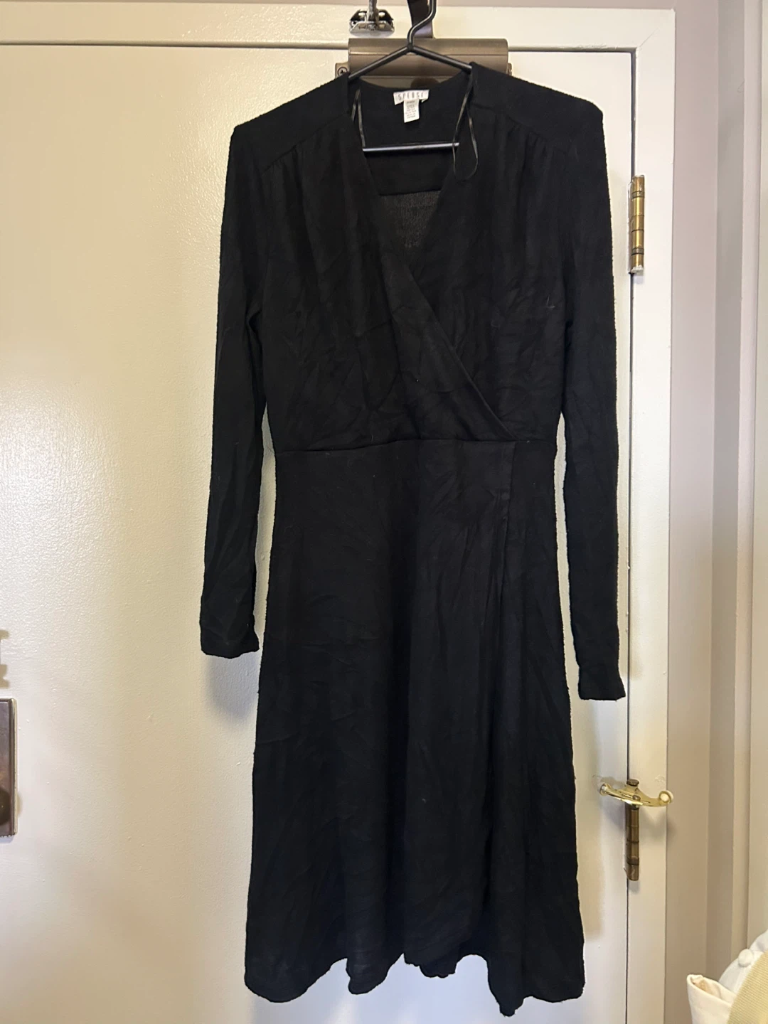 Black long sleeve dress