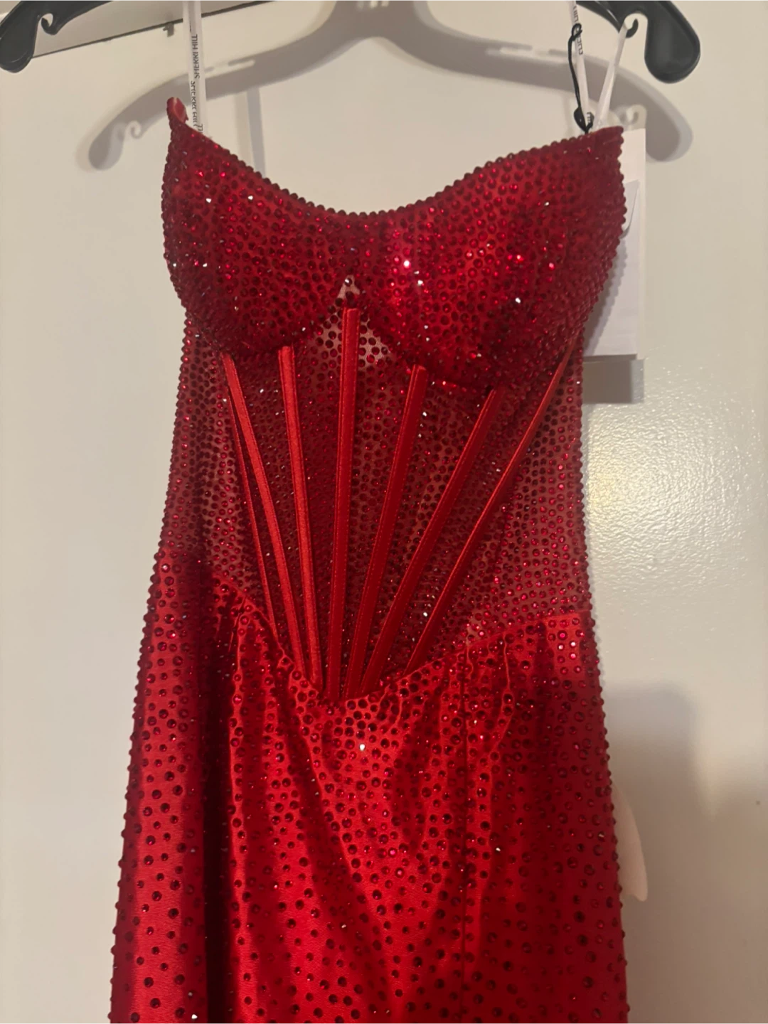Sherri Hill Red Embellished Evening Gown - photo 5
