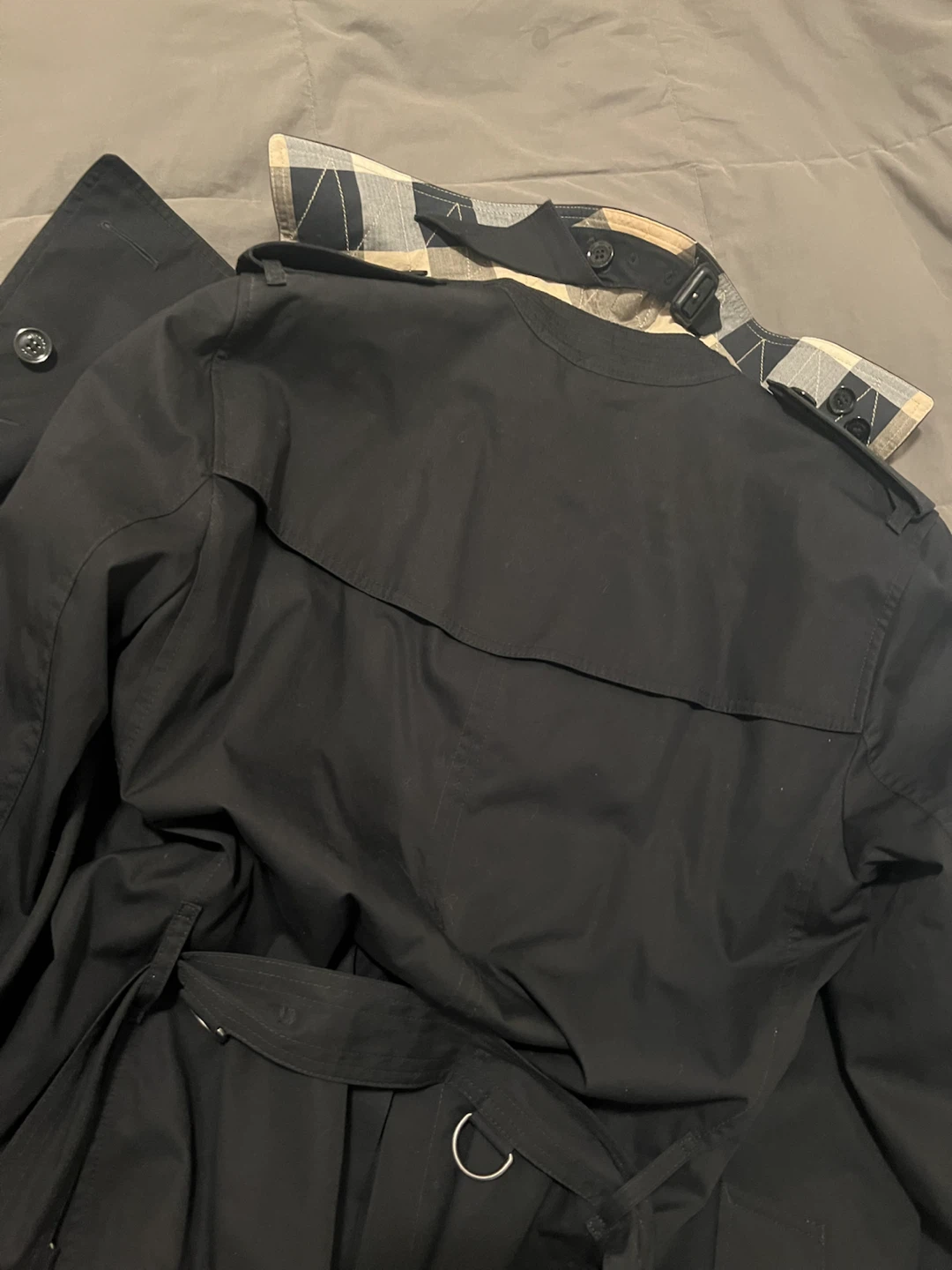 Mens Burberry Brit Trench Coat S - photo 2