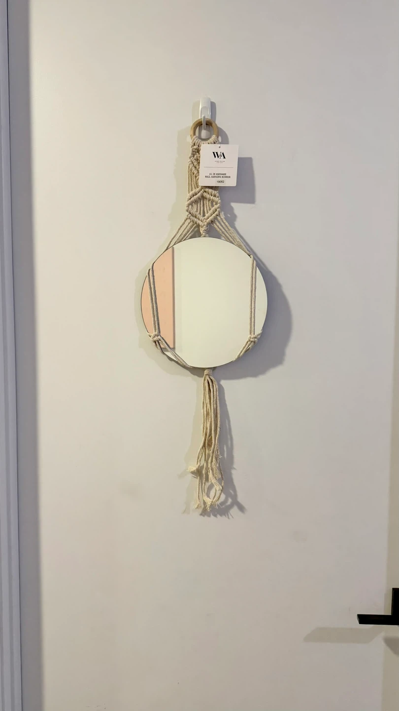 NEW Macrame Wall Hanging Mirror