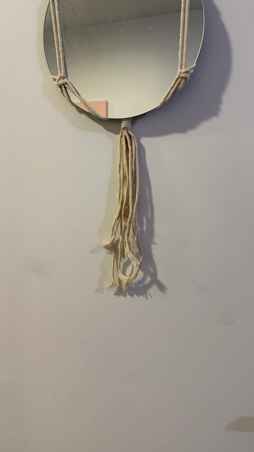 NEW Macrame Wall Hanging Mirror - photo 3