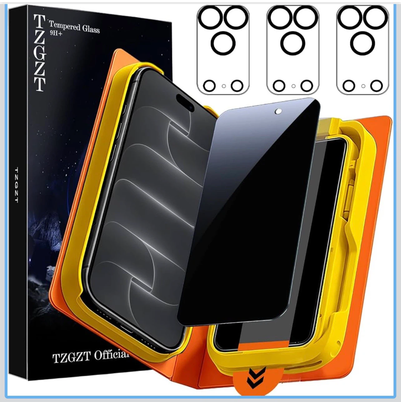 18pro max Privacy Screen Protector and Camera Lens Kit