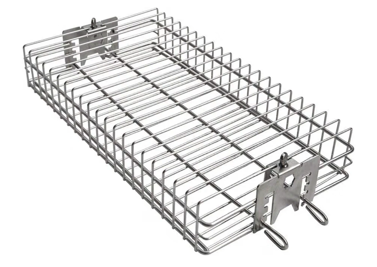 Onlyfire 6042 Flat Spit Rotisserie Grill Basket