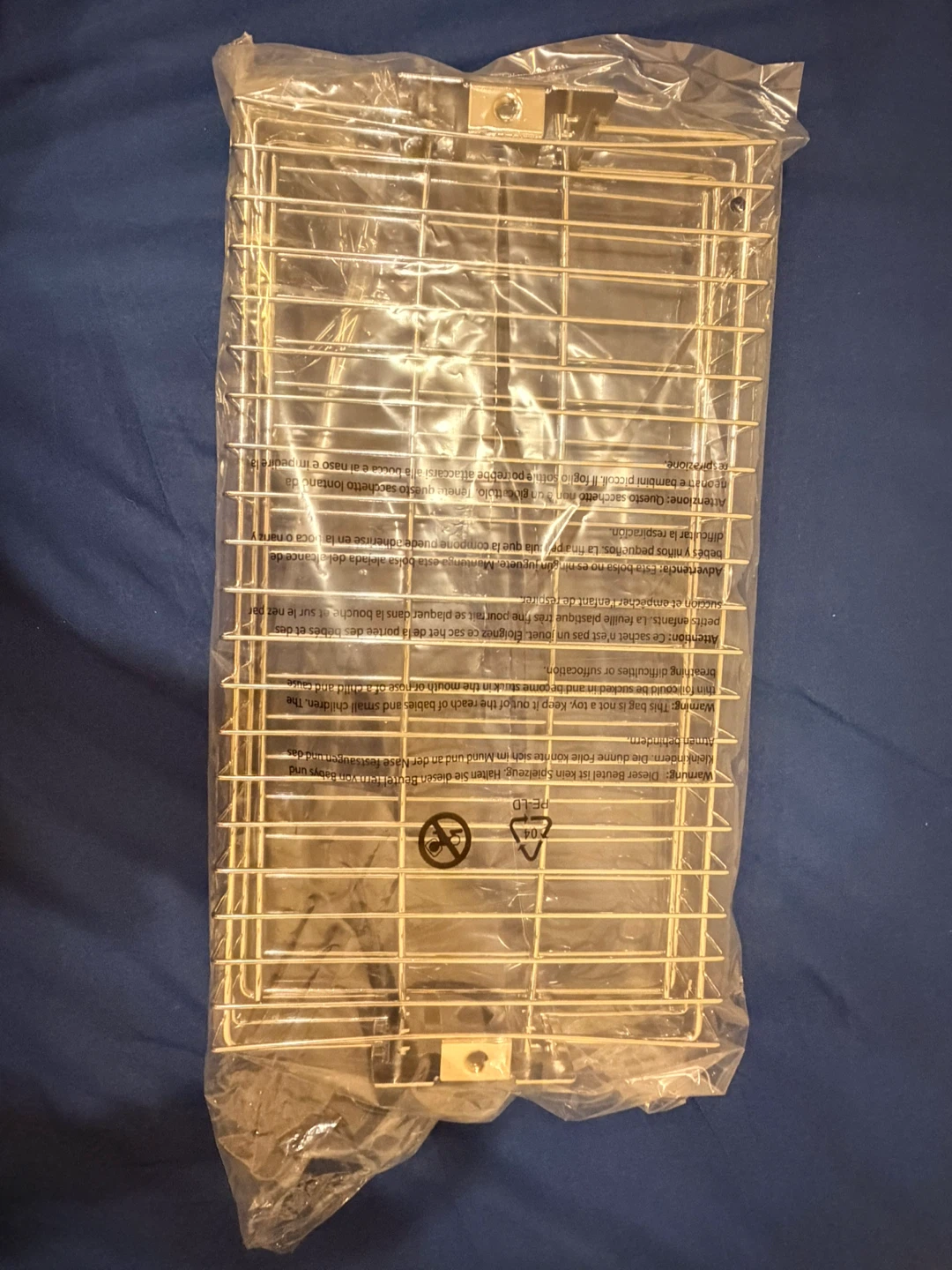 Onlyfire 6042 Flat Spit Rotisserie Grill Basket - photo 4