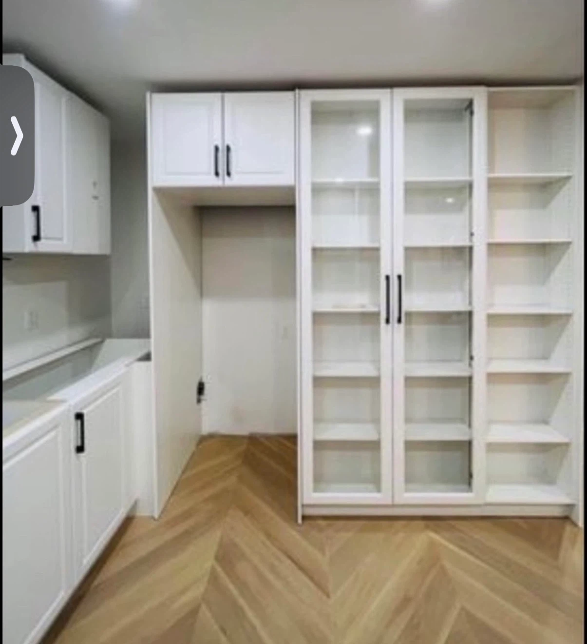 Modern White Kitchen Cabinet Set - photo 4