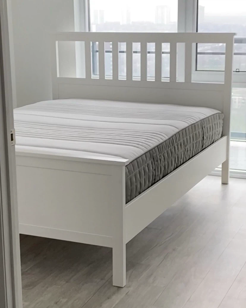 IKEA Hemnes Queen Bed Frame - Solid Wood White - photo 3