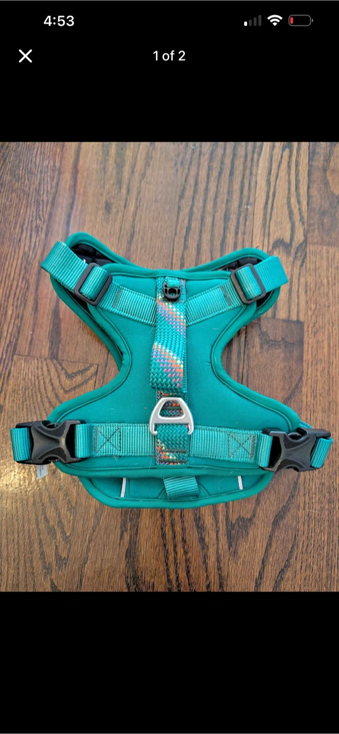 Teal Dog Harness