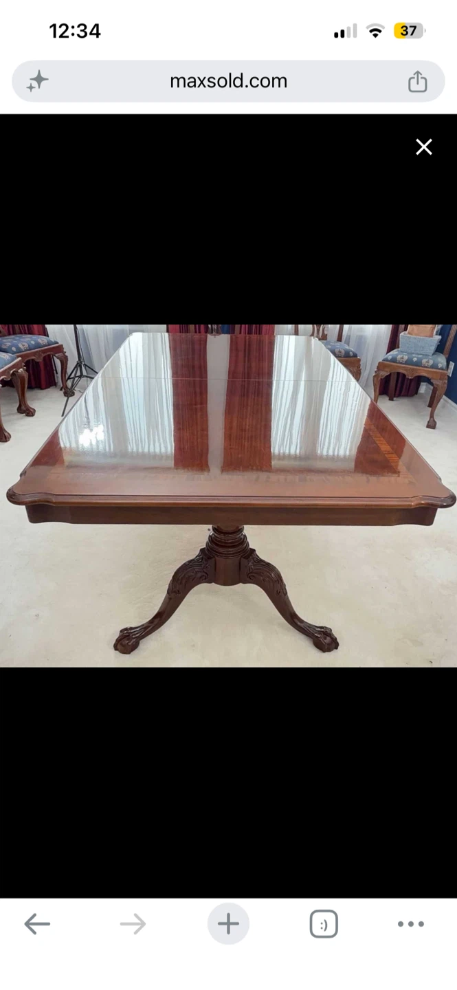 Thomasville Chippendale Double Pedestal Dining Set - photo 2