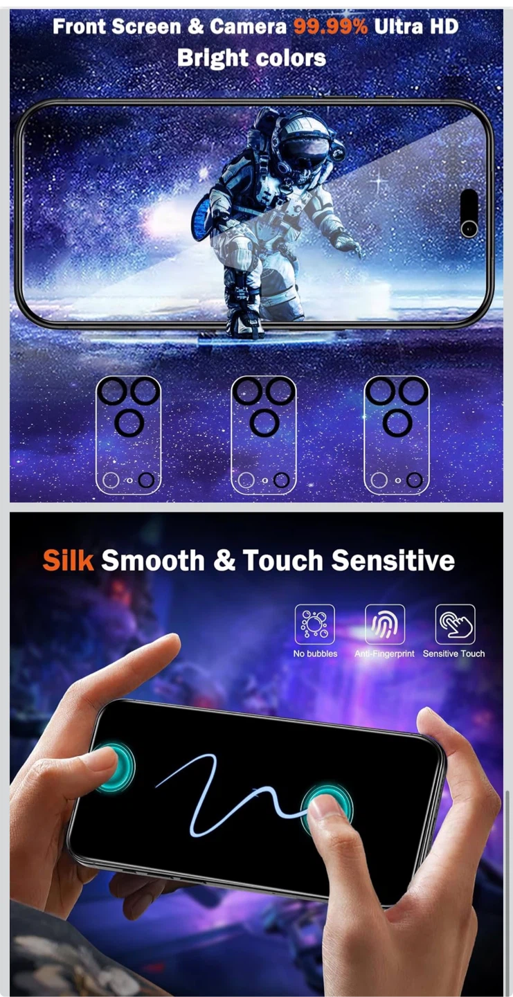 18 pro Tempered Glass Screen Protector Set - photo 5