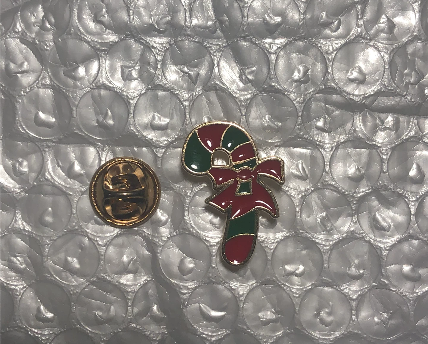 Candy Cane Christmas Pin