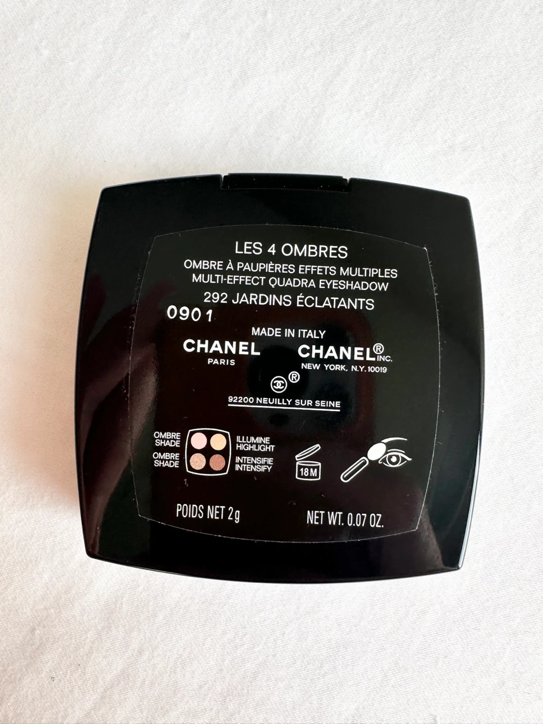 Chanel Les 4 Ombres 292 Jardins Eclatants Eyeshadow Palette - photo 4