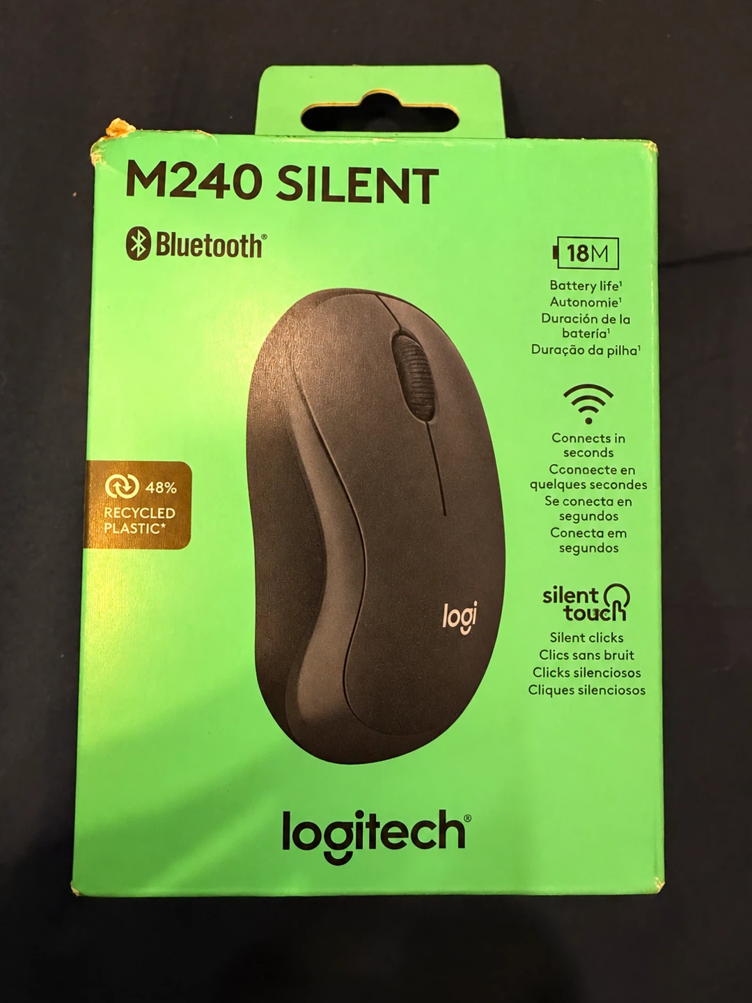 Logitech M240 Silent Bluetooth Wireless Mouse