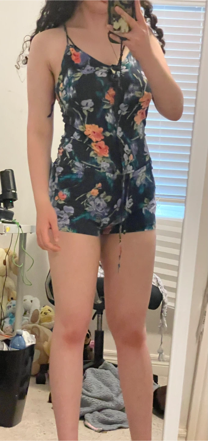 Garage Floral Romper - XS