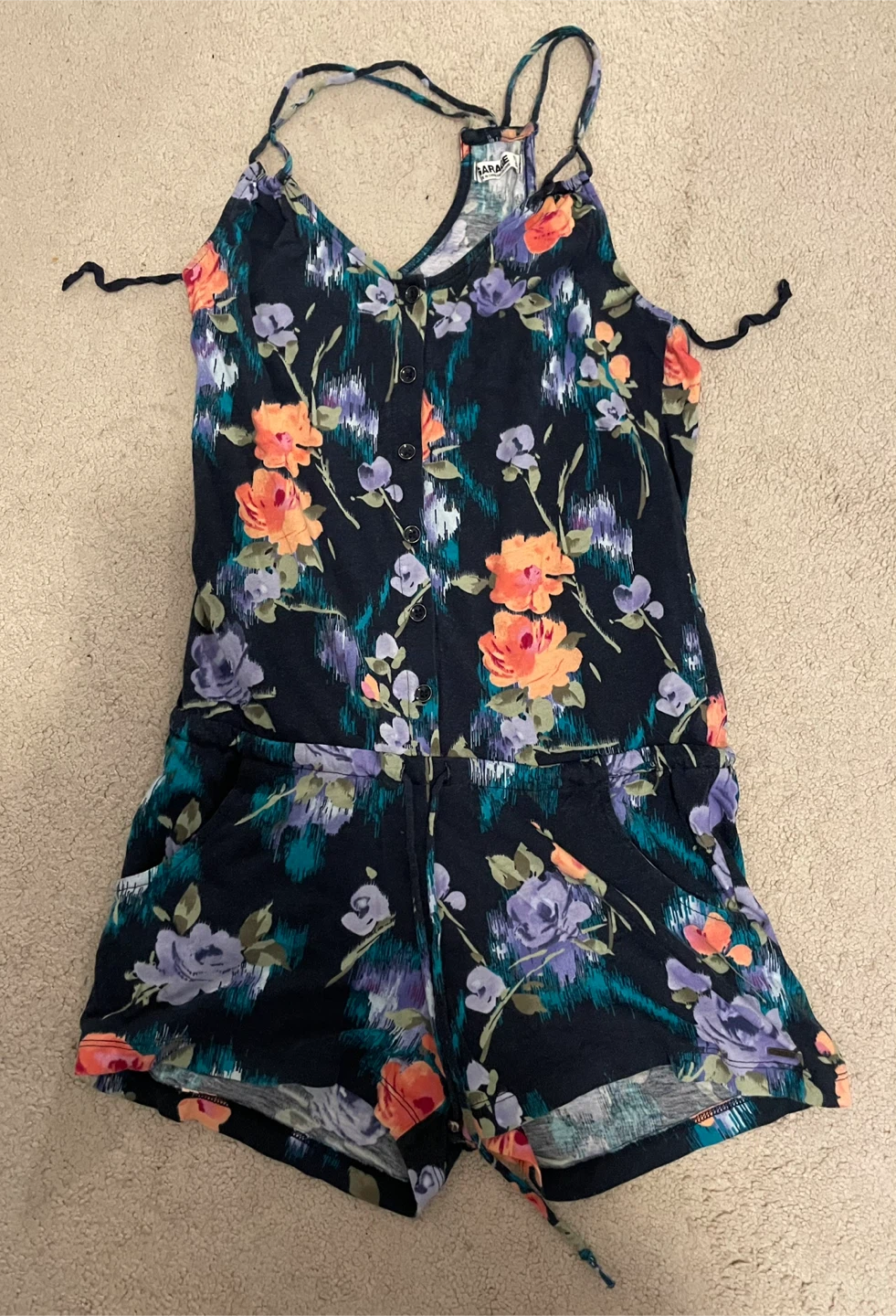 Garage Floral Romper - XS - photo 2
