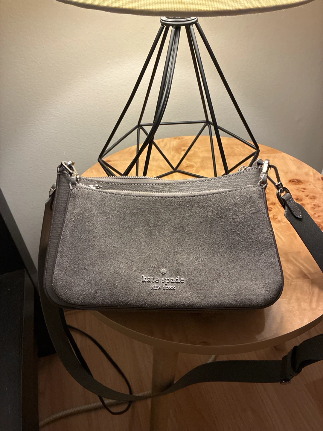Kate Spade New York Gray Crossbody Bag