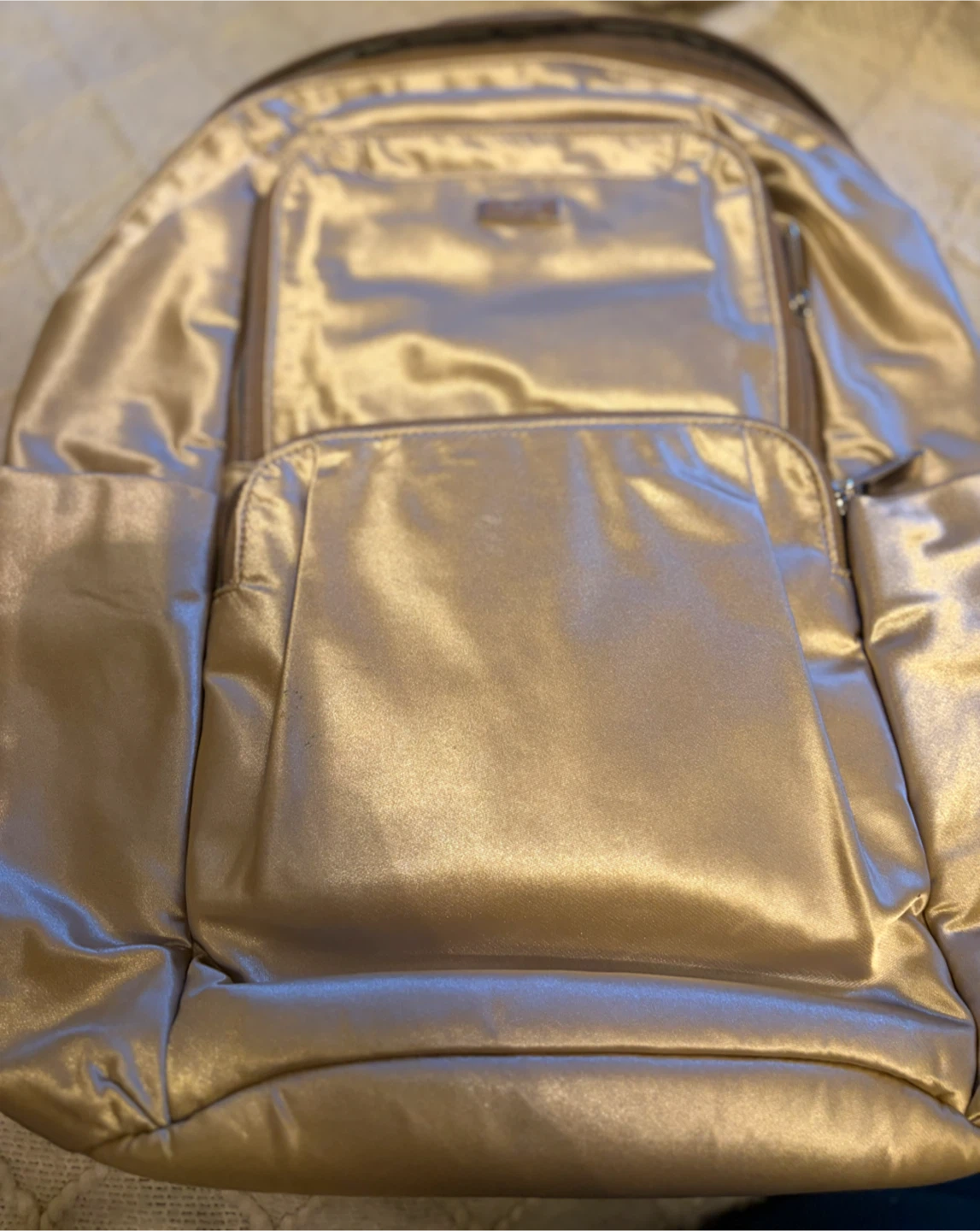 Tumi Metallic Gold Backpack