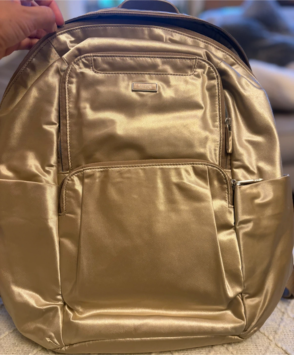 Tumi Metallic Gold Backpack - photo 3