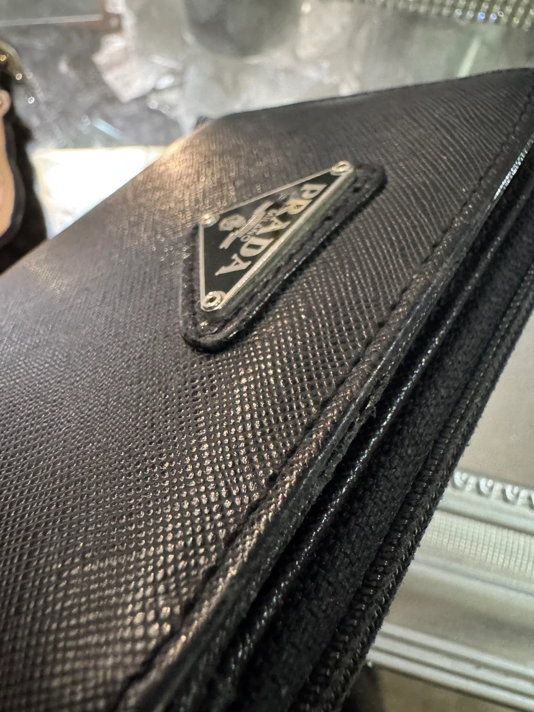 Authentic Prada Black Saffiano Wallet - photo 4