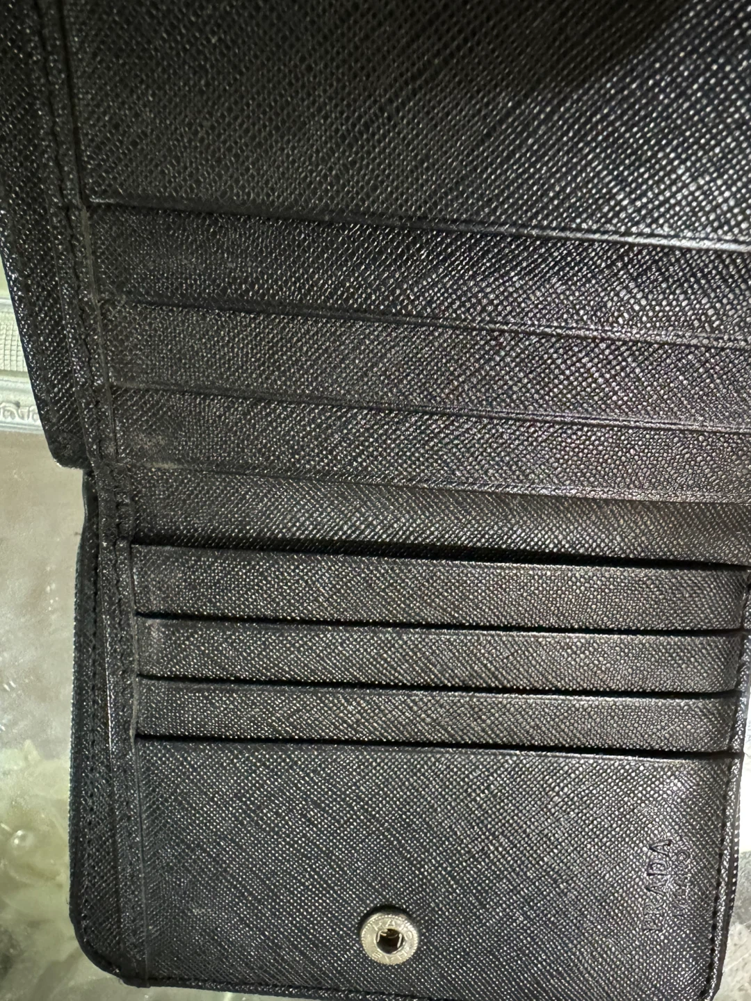 Authentic Prada Black Saffiano Wallet - photo 3