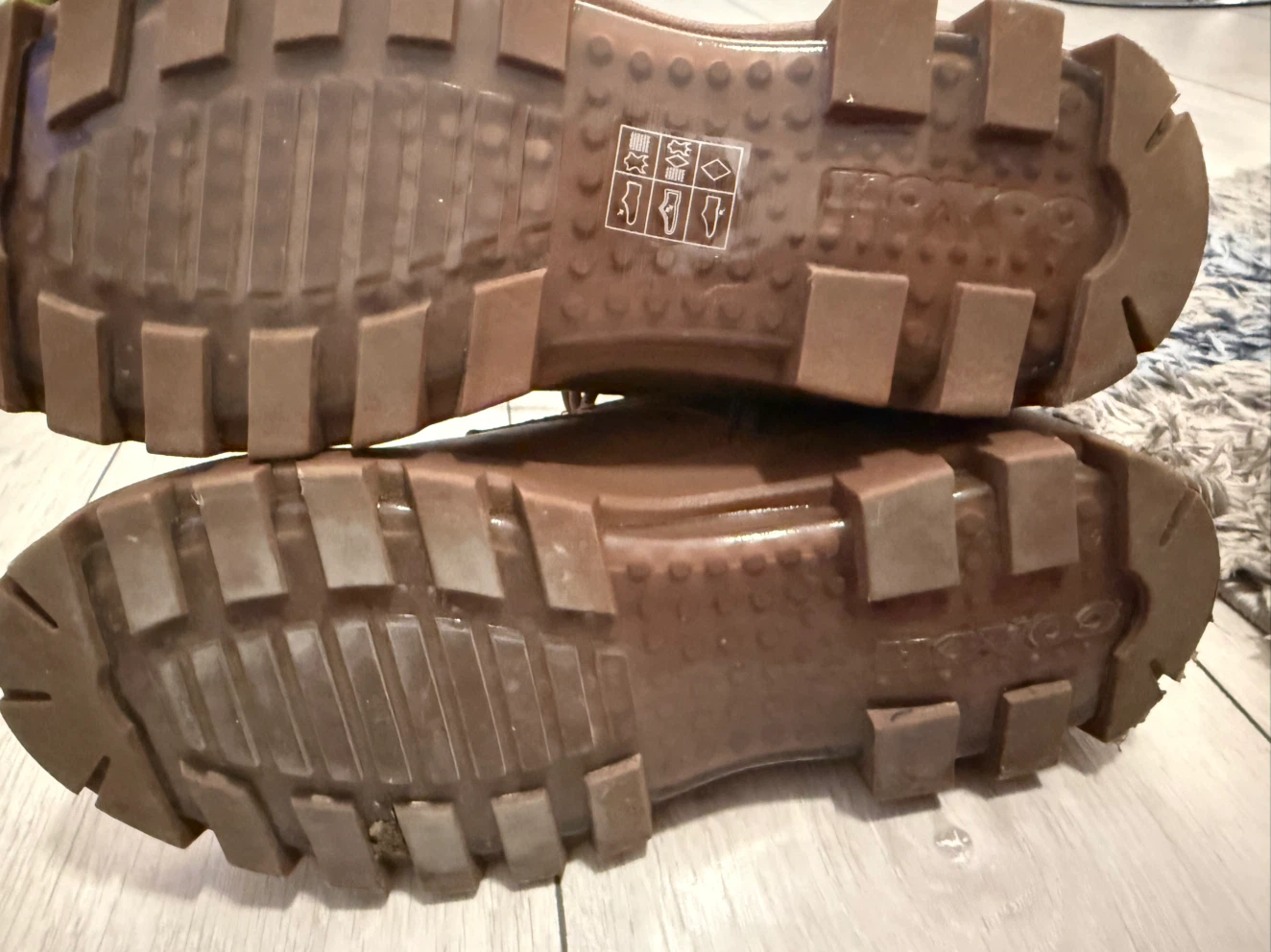 Coach Brown Signature Combat Boots US 8 - photo 4