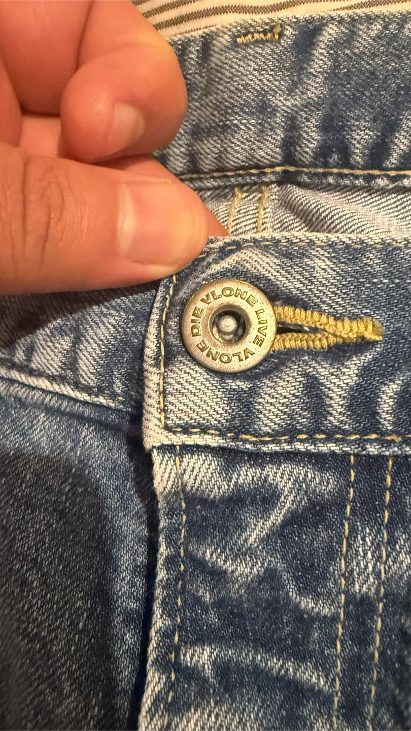 Vlone Blue Denim Jeans - photo 2
