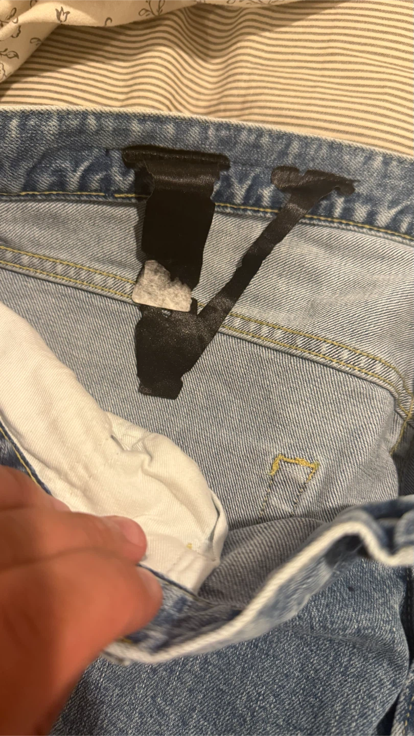 Vlone Blue Denim Jeans - photo 5