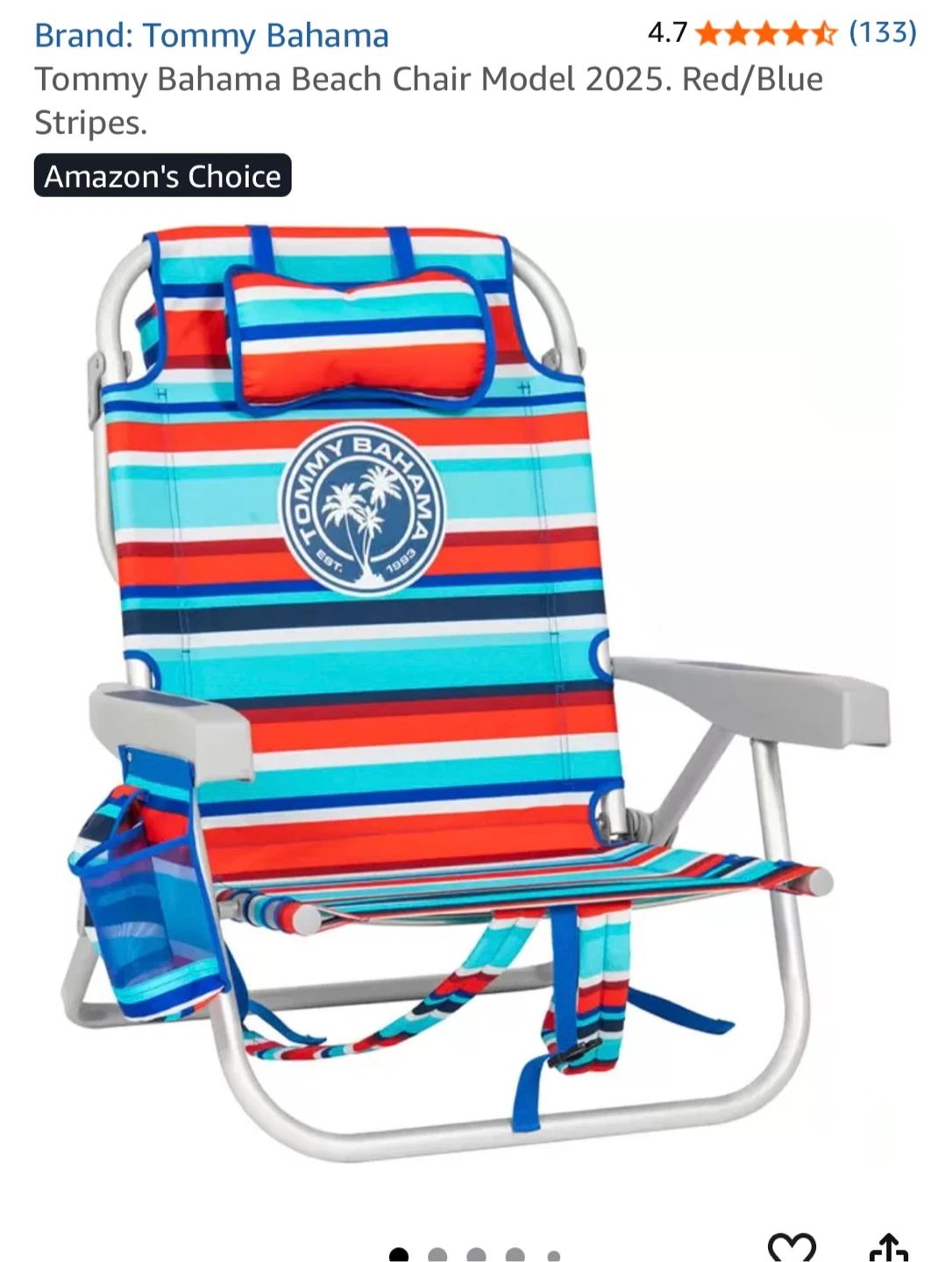Tommy Bahama Foldable Beach Chair