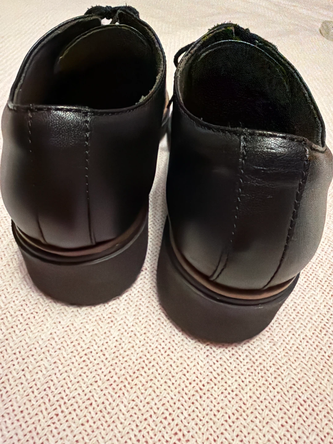 Clarks Collection Black Leather Lace-Up Shoes - photo 5
