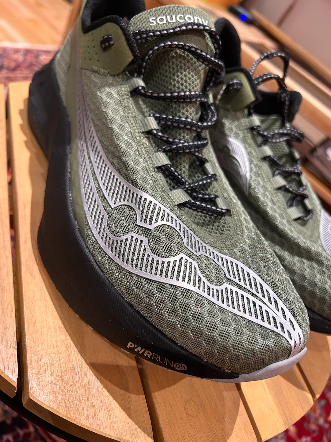 Saucony Endorphin Pro4 NEW running shoes in olive green. - photo 2