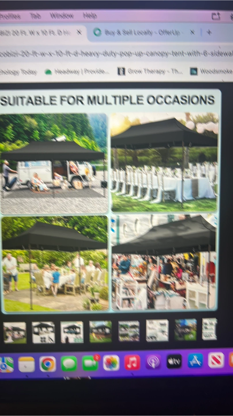 COBIZI 10x20 ft Heavy Duty Pop-Up Canopy Tent - photo 3