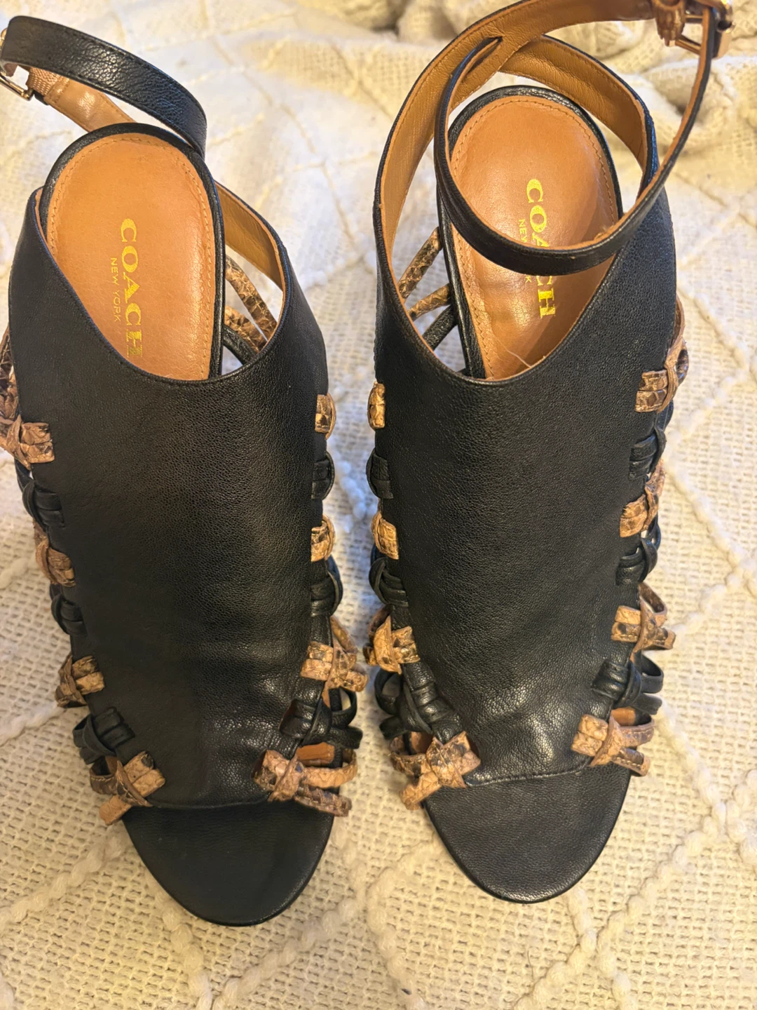 Coach High Heel Sandals Size 7.5