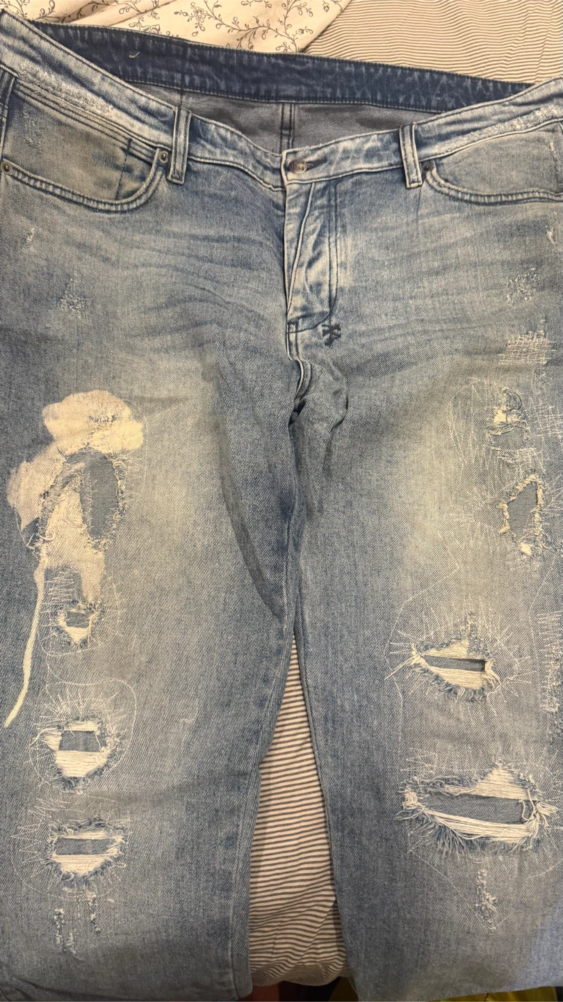 Ksubi Distressed Light Wash Jeans