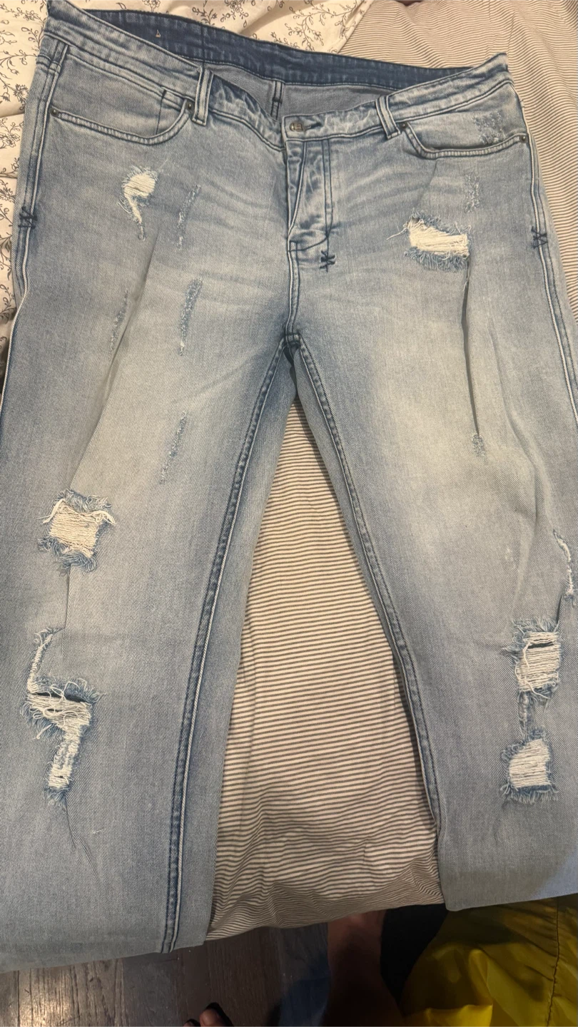 Ksubi Distressed Light Wash Jeans