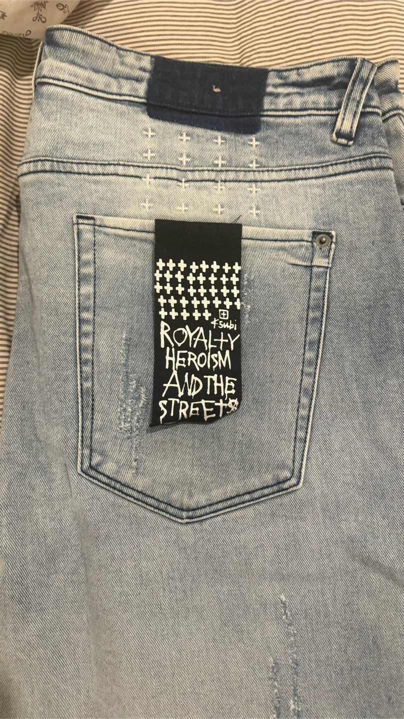 Ksubi Distressed Light Wash Jeans - photo 2