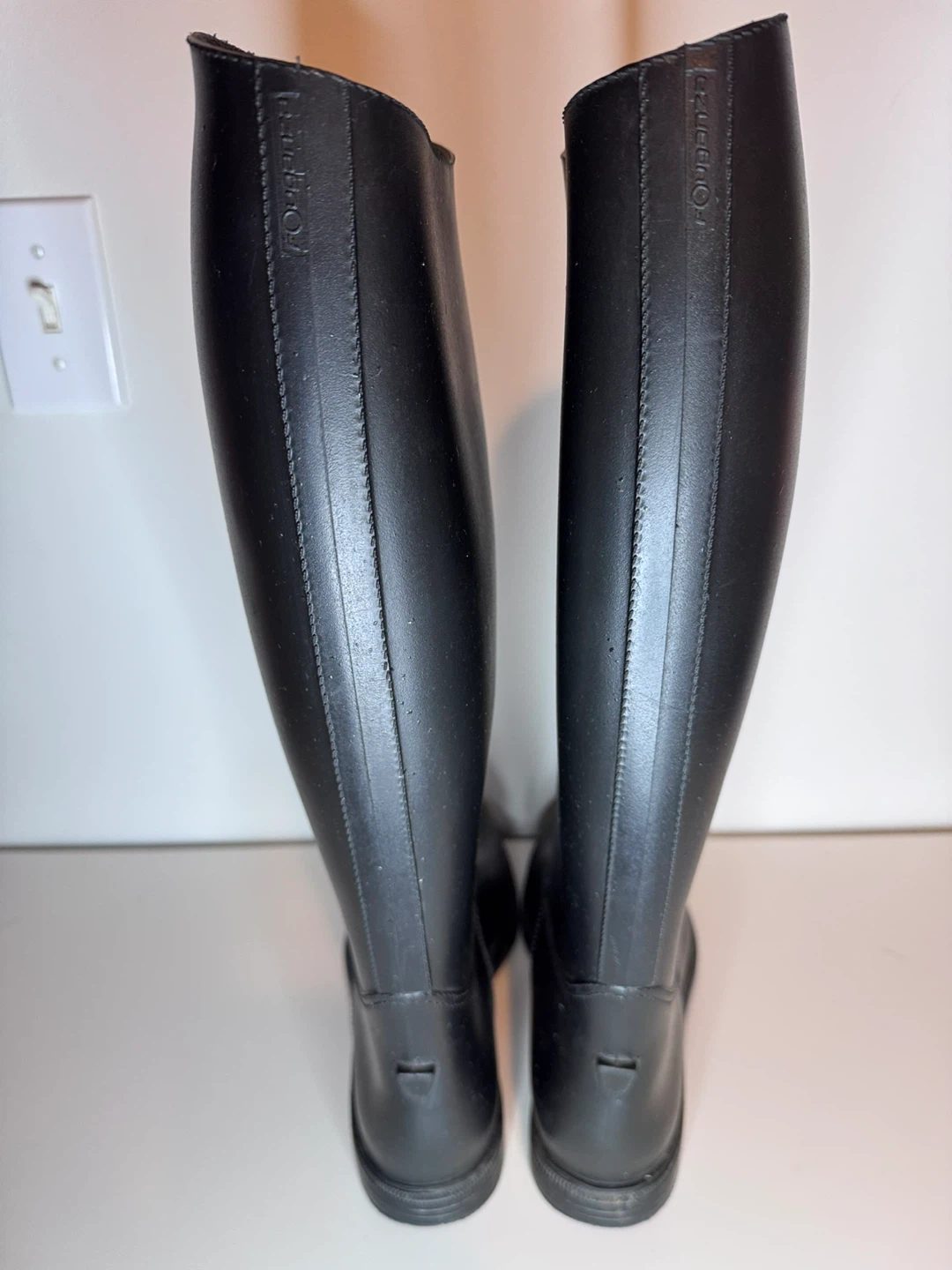 Decathlon schooling adult horse riding long boots - photo 3