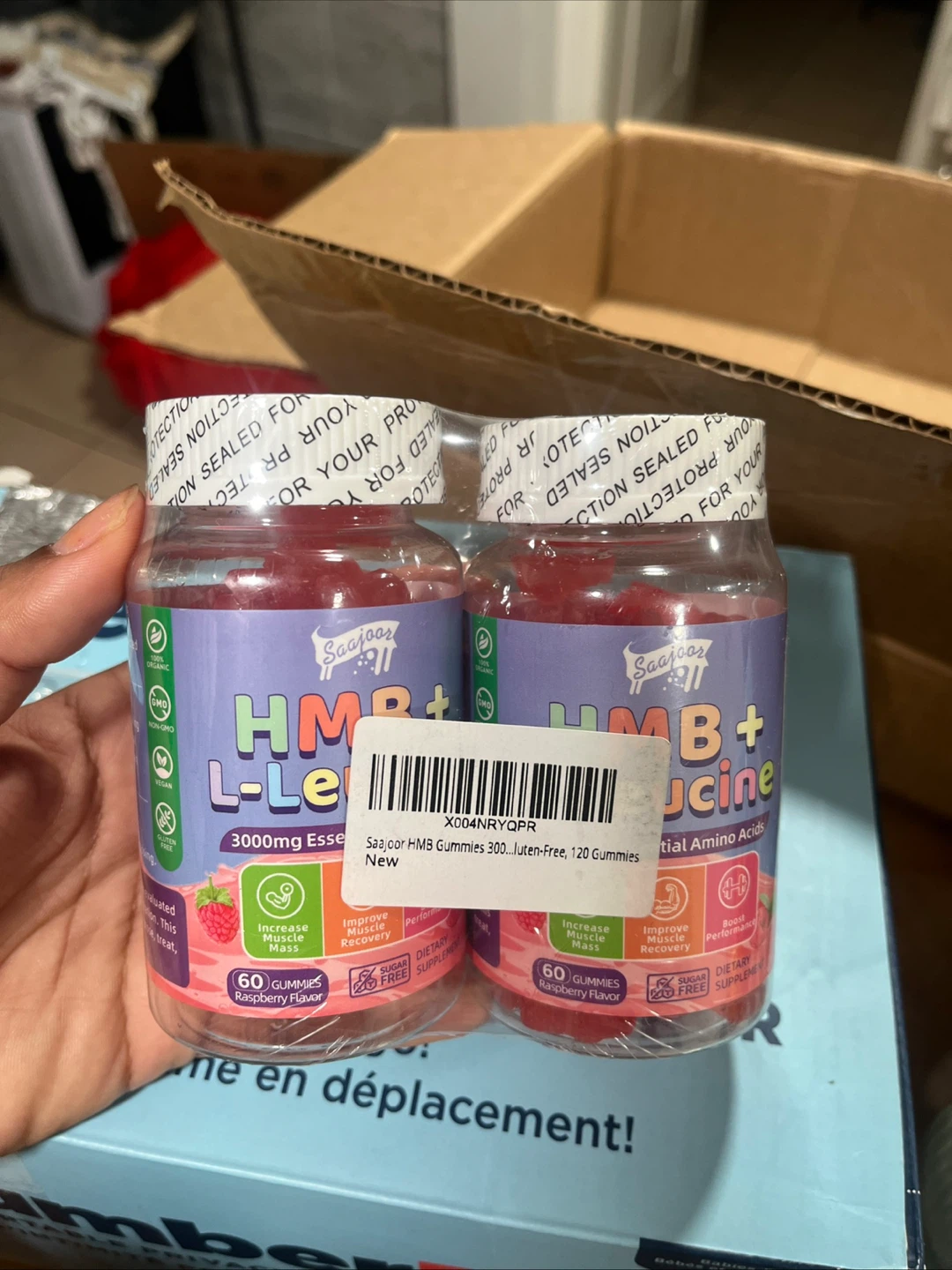 Saajoor HMB + L-Leucine Gummies 120 Count