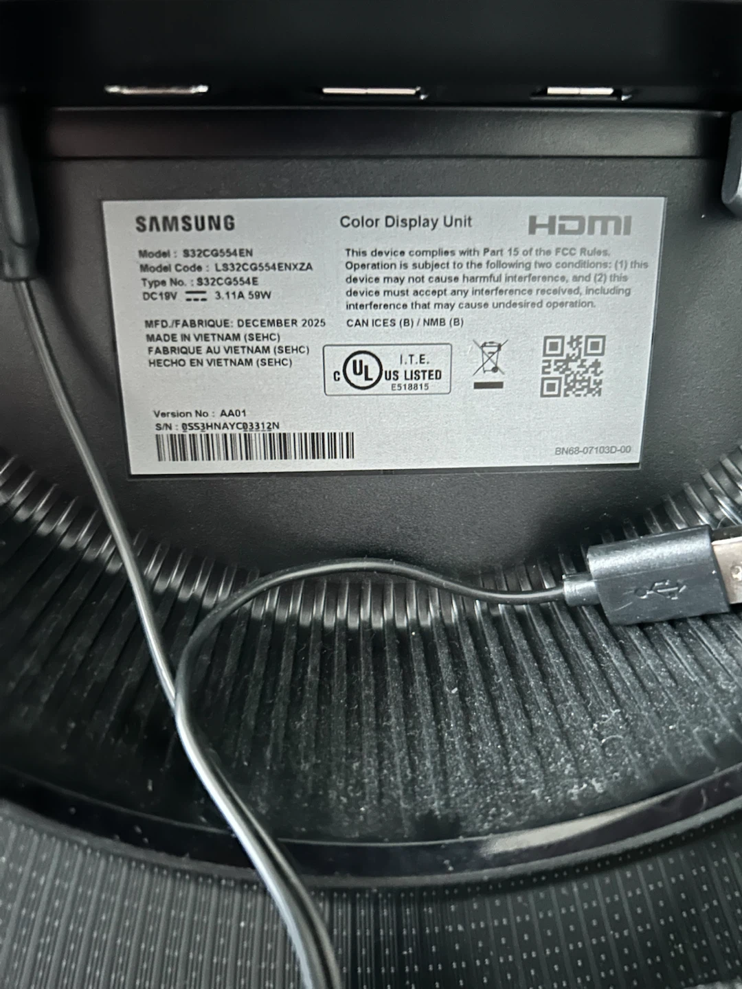Samsung Odyssey G5 32” Curved QHD 165Hz Gaming Monitor - photo 2