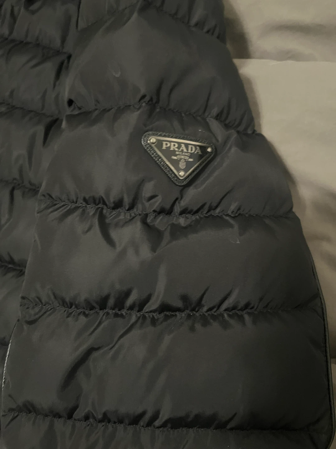 Mens Prada Black Puffer Jacket Size 48/M - photo 2