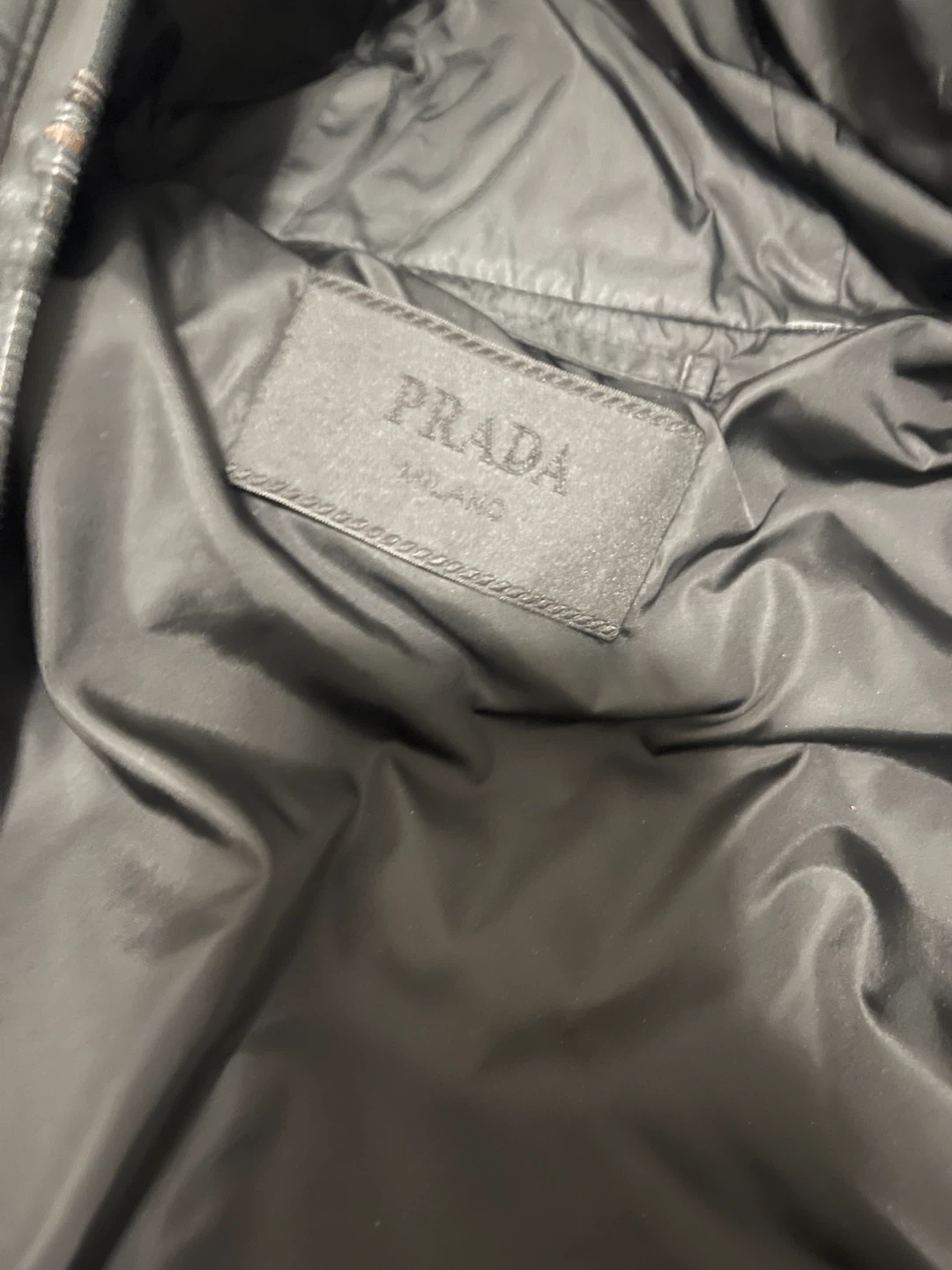 Mens Prada Black Puffer Jacket Size 48/M - photo 3
