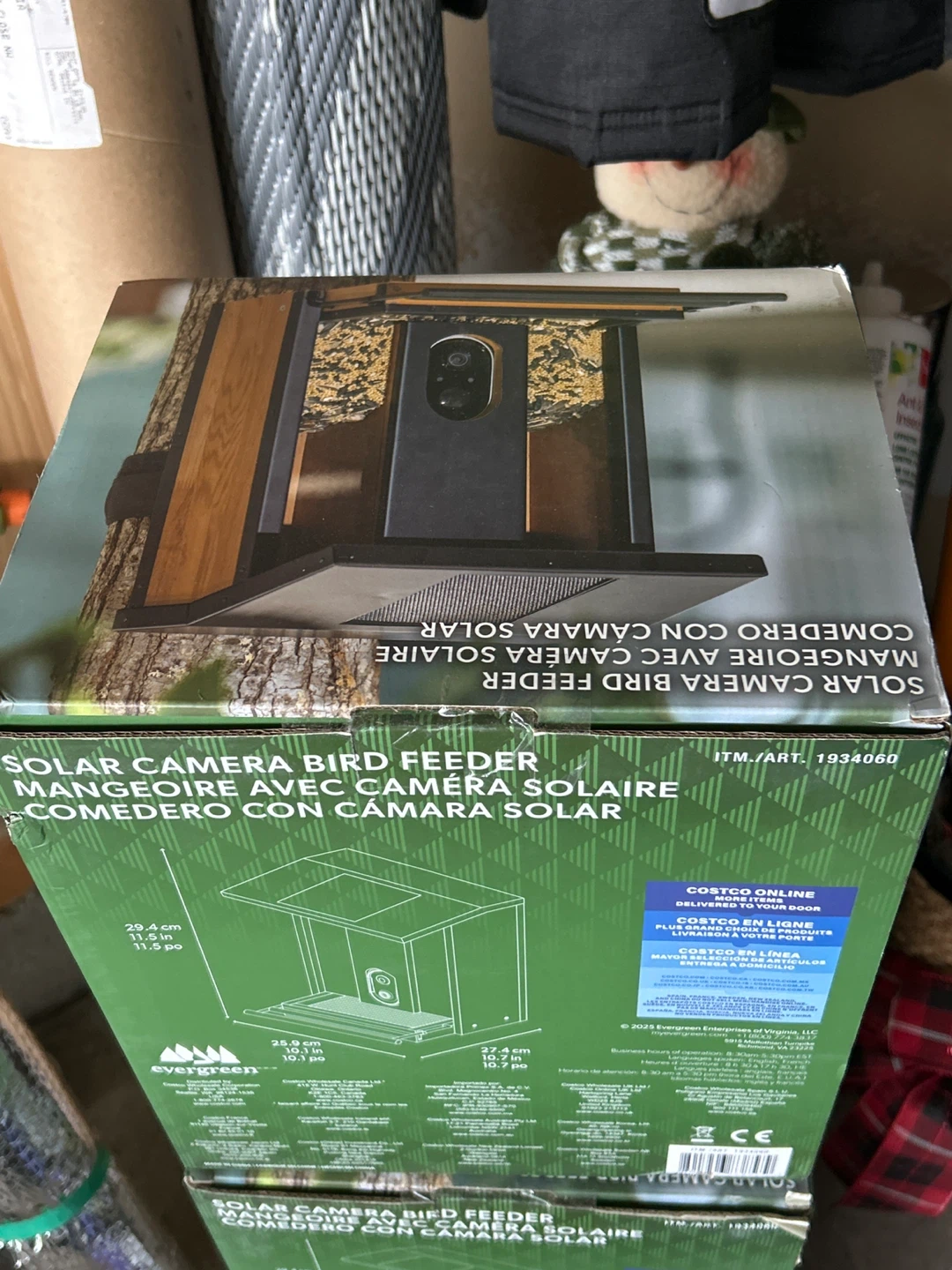 Evergreen Solar Camera Bird Feeder - photo 2