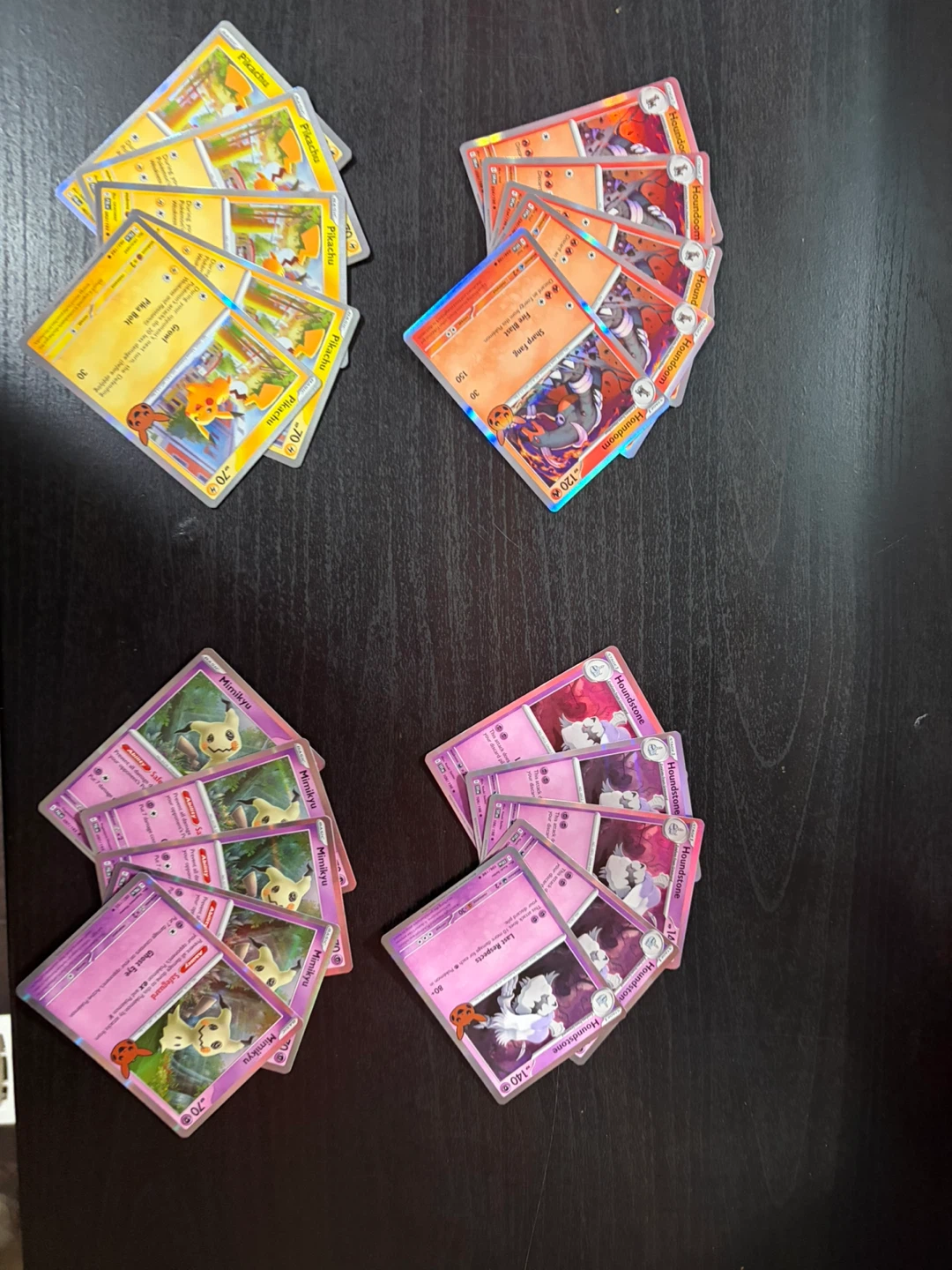 Assorted Pokemon Halloween Trading Card Set