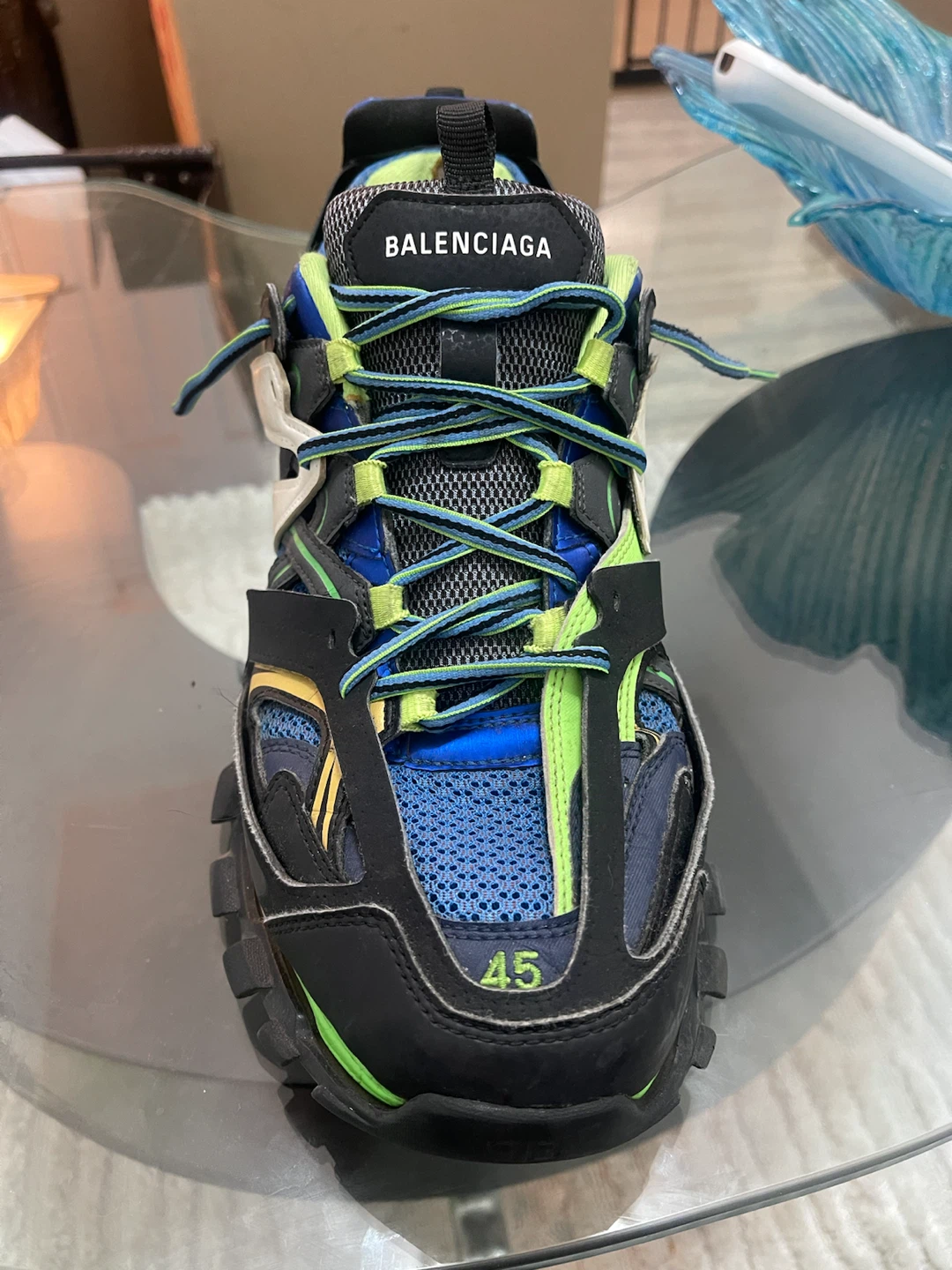 Balenciaga Track Sneakers Blue Green
